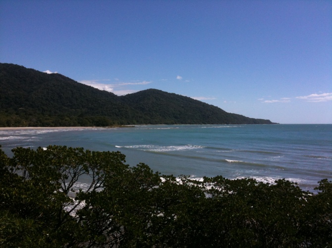 Cape Tribulation in Australia where rain forest meets Great Barrier Reef. 